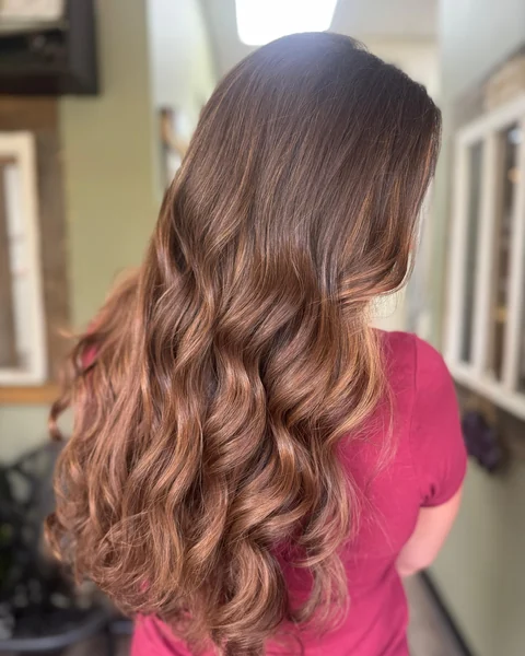 Balanced copper color correction result with rich shine and styled movement
